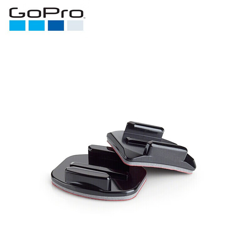 GoPro运动摄像机配件 原装3M贴曲底及平底粘附固定底座 3M贴曲底及平底粘附固定底座