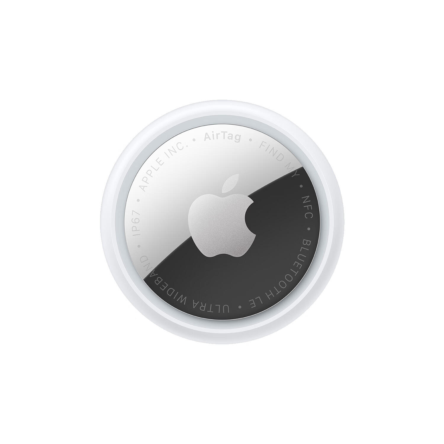 Apple/苹果/苹果【新品】 AirTag (单件装) 第二代 定位器 防丢 可连接手机 宠物 儿童 老人 定位防丢器