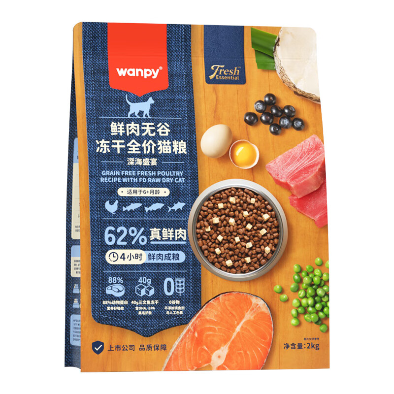 ��Ƥ��Wanpy����ѡè��62%�����޹ȶ���ȫ��è�����ʢ�磩2kg