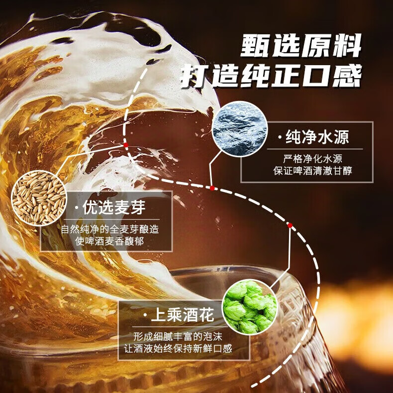 南极洲啤酒整箱全麦拉格10度11度麦芽易拉罐装不含添加 南极洲全麦10° 500mL 1罐