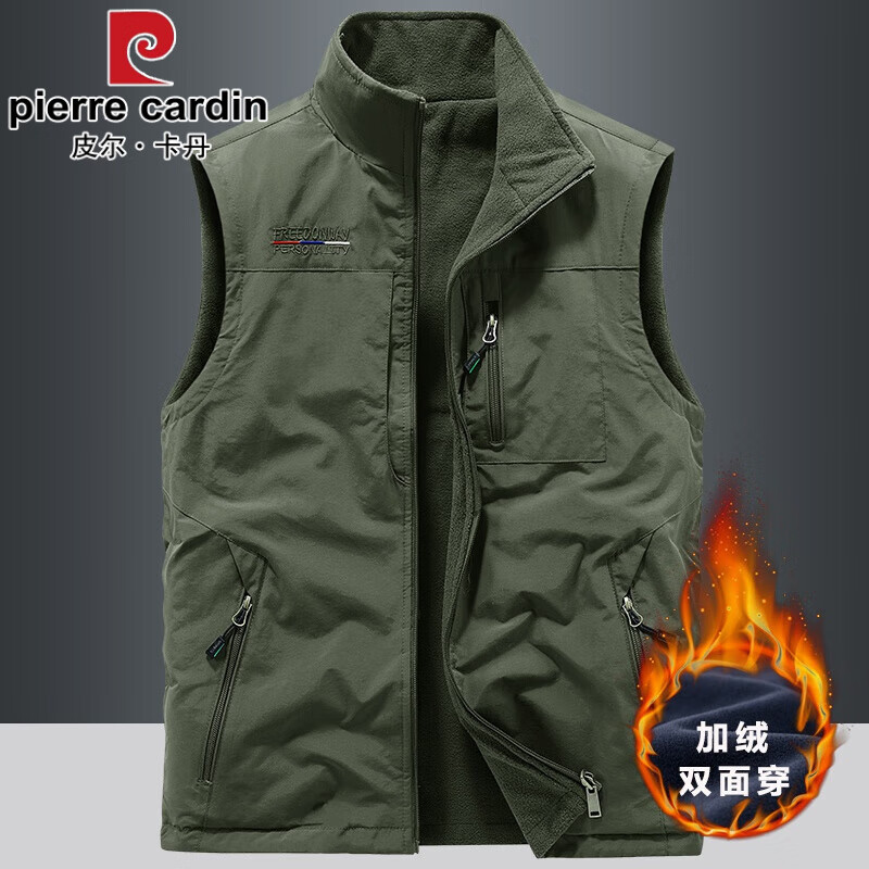 ���ڲ�����Ƥ��������pierre cardin���ﶬ�Ӻ�˫�洩������ʿ�����˶�ץ�ޱ���ҡ���޿�������������� ����ɫ 6XL (�ʺ�210-230��) 127Ԫ