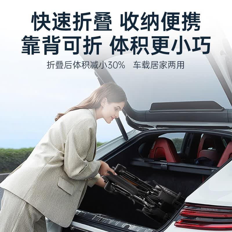 迪护手动轮椅轻便折叠老人专用出行可自推手推可折叠便携式老年人小型 16寸小轮款(实心胎)无坐便/不能自推