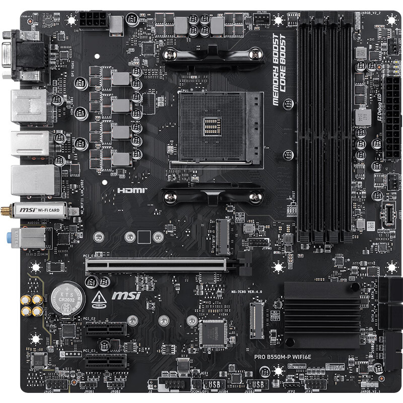 微星 PRO B550M-P WIFI6E DDR4 图 3