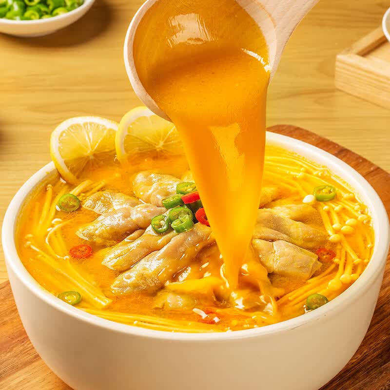 大龍燚大龙燚 一人食 火锅底料 1人食调味料牛油底料组合1人份小袋装 酸汤肥牛底料50g*10袋