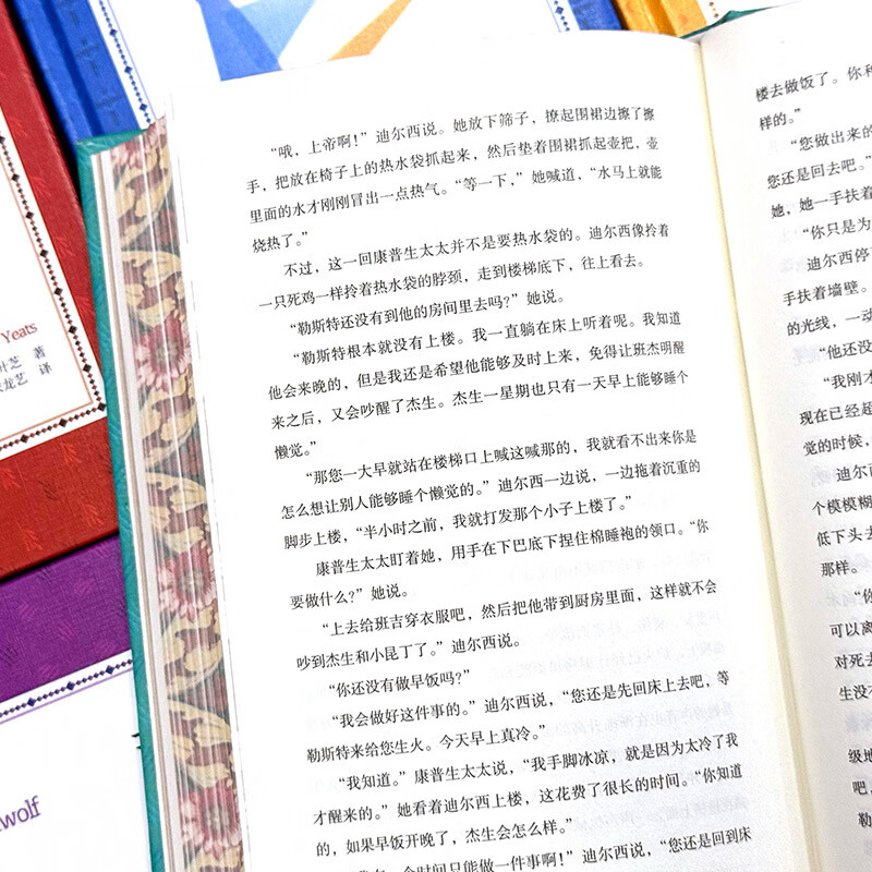 【精装刷边版】诺贝尔获奖文学作品选 全8册 窄门荒原狼当你老了永别了武器新月集飞鸟集名人传局外人喧哗