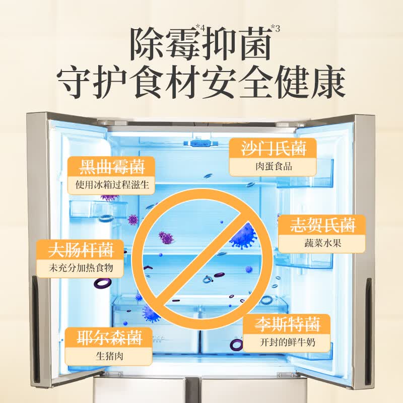 蔬果园冰箱清洁剂 除菌除霉除异味去污渍多功能清洗剂 冰箱家电厨具专用 【家电清洁】冰箱清洁剂350g*2瓶