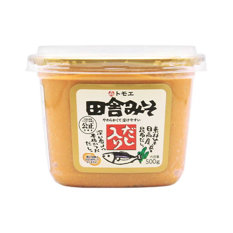 福山田舍味增酱日本原装进口 白味噌汤汤料 日式大酱汤豆瓣酱火锅调料500g 【浓厚型】味增酱500g