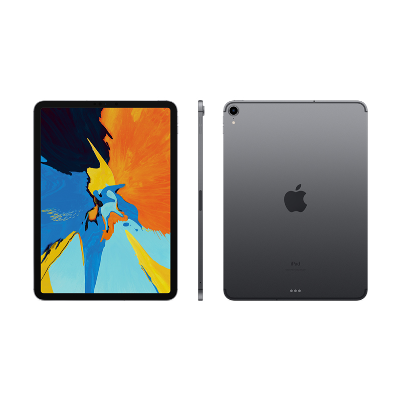 Apple iPad Pro11英寸平板电脑2018年新款（1TB WLAN+Cellular/全面屏/A12X芯片/Face ID MU1Y2CH/A）深空灰