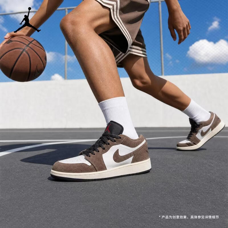 耐克（NIKE）【滔搏运动】2026年大童AIR JORDAN 1 LOW (GS)休闲鞋 553560-200 36.5