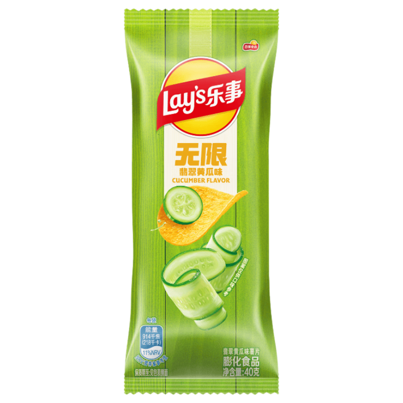 乐事（Lay's）无限 黄瓜味 40克