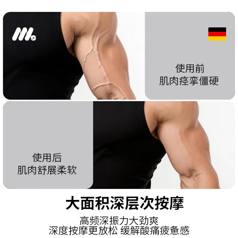 MOLICOX德国品牌丨肩颈按摩仪筋膜枪多功能背部腰部颈椎全自动全身深层肌肉电动按摩器生日送礼物男女生 标准常规版丨8驱4连杆40KG深层推力丨静音长续航 2026新款全球同步发售丨海外多国博主测评丨超质感