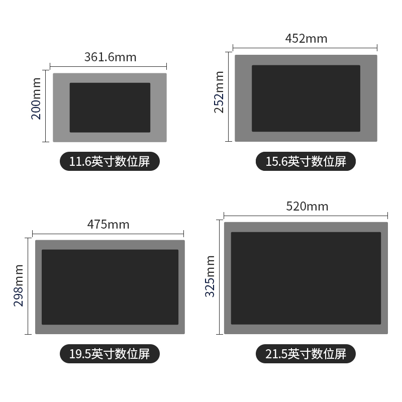 高漫 GM185无源数位屏 19.5英寸手绘屏 手写屏绘画屏绘图屏电脑手绘板液晶数位板