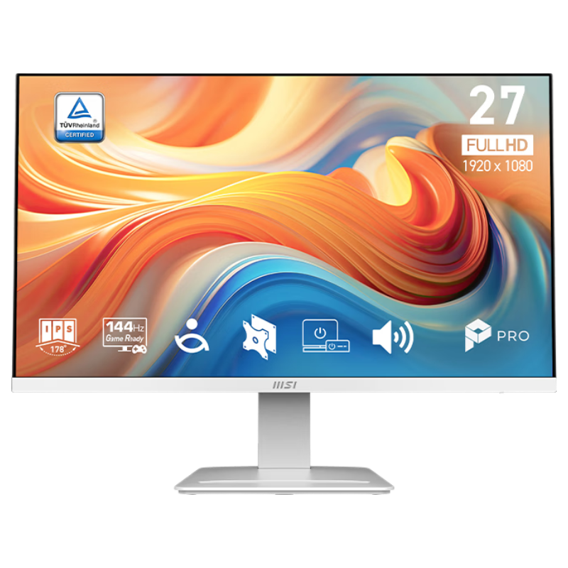 微星“PRO MP273W E14A”27 英寸显示器首销：1080P 144Hz，599 元