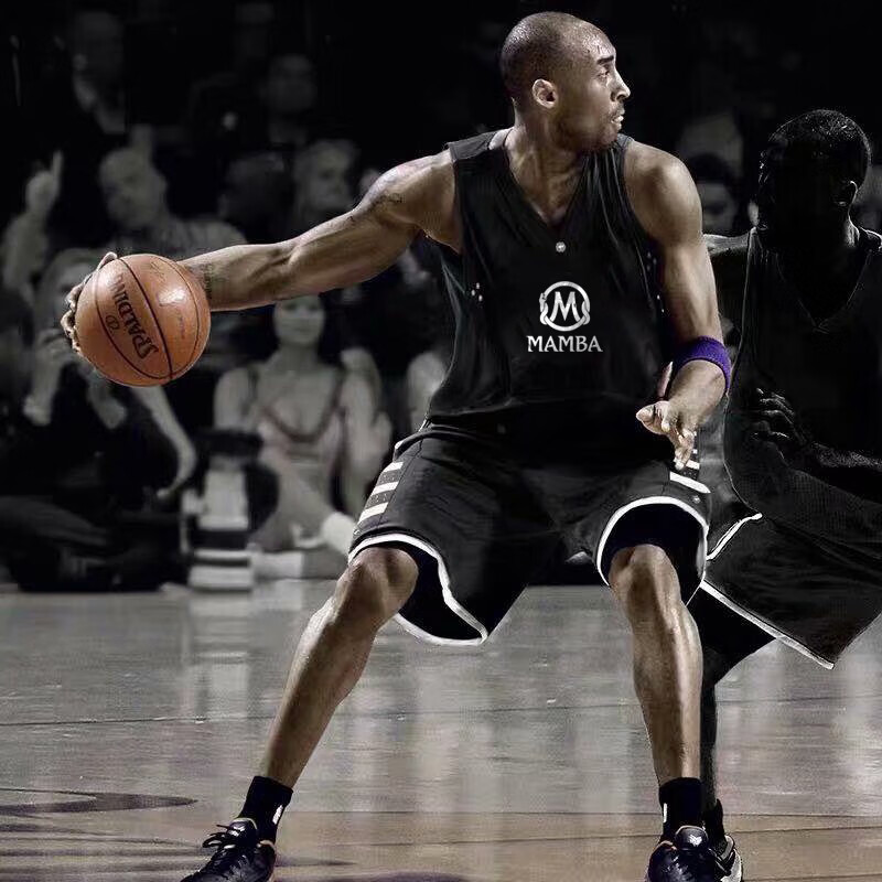 篮球服定制球衣篮球背心男生篮球服套装男速干训练服 黑色-科比黑曼巴