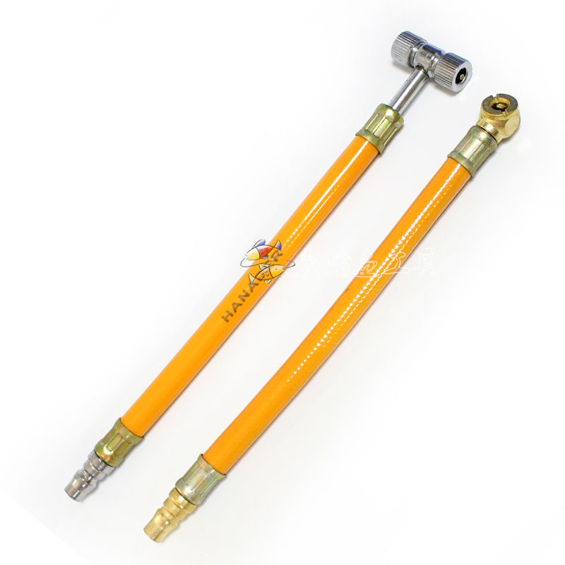 台优汽车轮胎打汽嘴 车胎充气头 打气管 自行车电车 打气嘴充气管 单