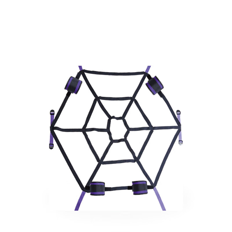 蜘蛛网情趣道具捆绑绳女性床上束缚带情趣具捆绑 另类玩具 黑色