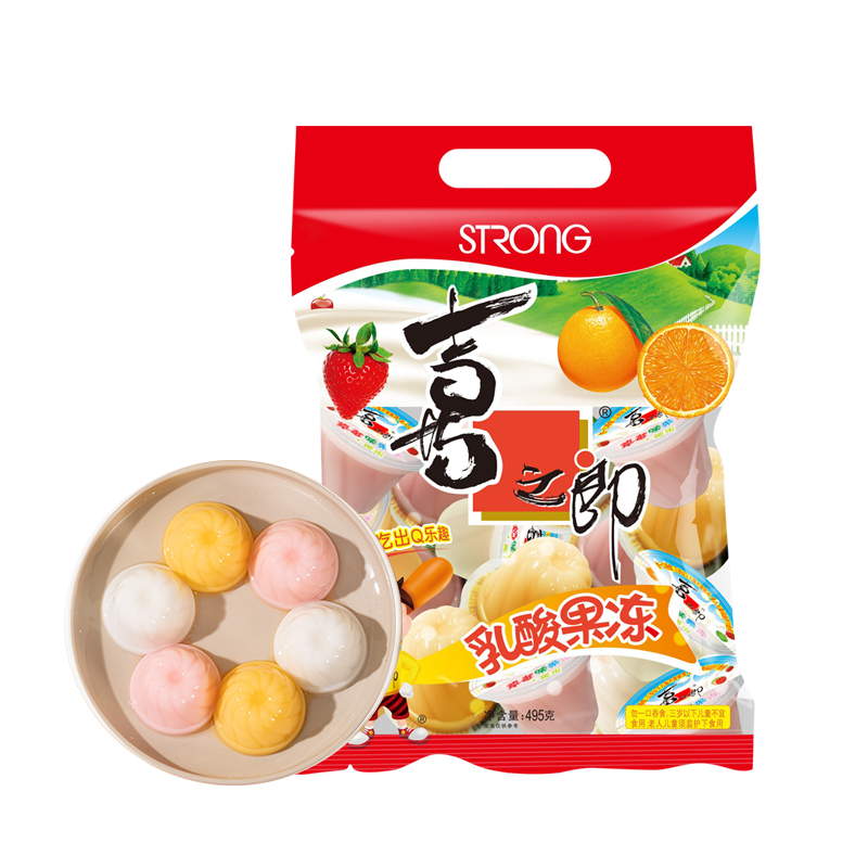 喜之郎乳酸果冻加椰果25克x20杯共495克混合口味 休闲儿童解馋小零食 图 4