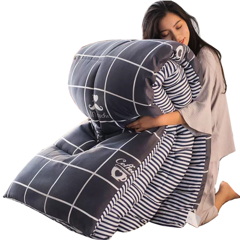 南极人(home)被子冬天宿舍单人被芯加厚保暖棉被褥四季通用春秋被3-4斤薄被子 皇冠【保暖亲肤】 150x200cm/3斤 29.8元