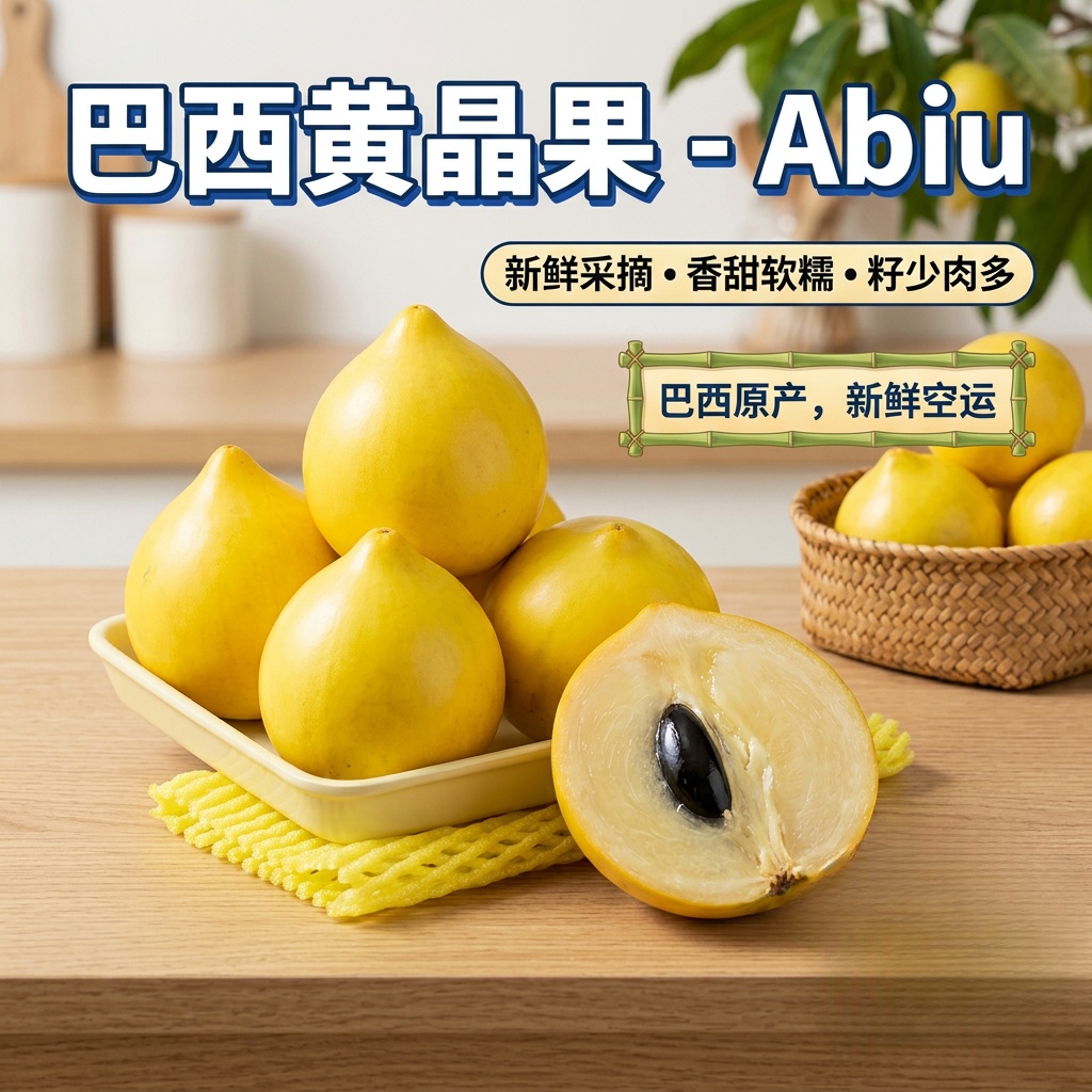 黄晶果 黄金果 新鲜稀有金蛋果 水果 蛋黄果 顺丰冷链新鲜到家 特大果(单果重量8两-1斤)4斤装