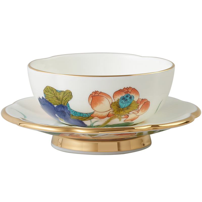 永丰源（auratic）幸福和鸣单杯 陶瓷茶杯泡茶杯 功夫茶具2头主人杯个人杯 过节送礼 2头主人杯