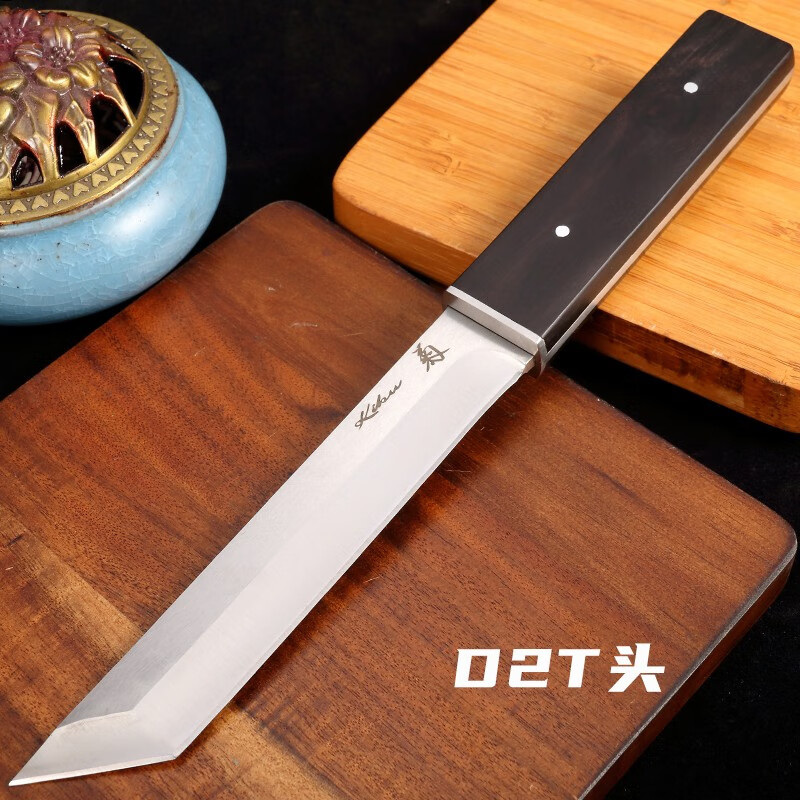 钢刀小刀户外刀随身便携直刀高硬度锋利一体刀具vg10 d2松田平头