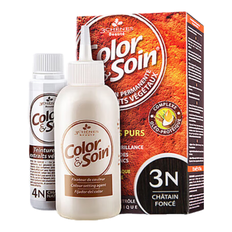 三橡樹染發(fā)劑歐洲進(jìn)口蓋白發(fā)染發(fā)膏染頭發(fā)無刺激不傷發(fā) 3N暗栗色【時尚百搭】