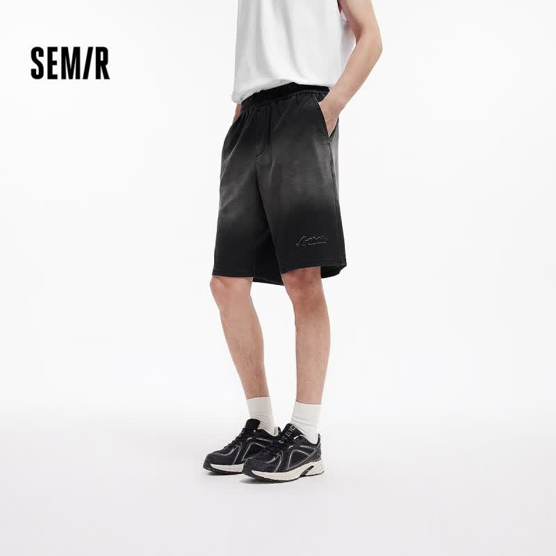 森马（Semir）【福袋】休闲裤阔腿长裤宽松慵懒风夏显瘦字母阔腿裤百搭防晒短裤 男F款-牛仔水洗黑98201 XL