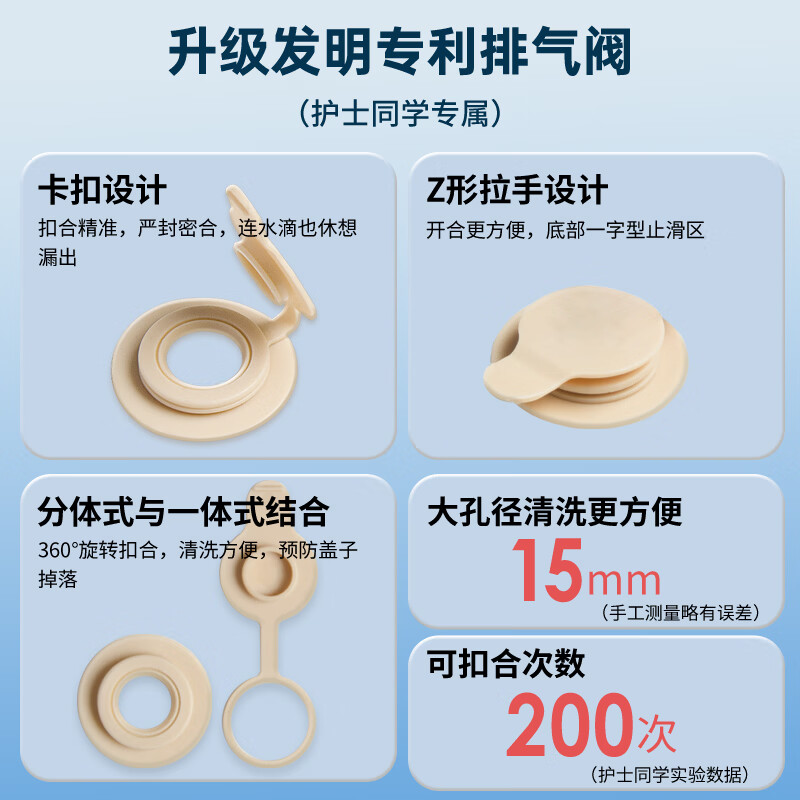 护士同学一件式造口袋可排气款易清洗一次性双层底盘肛肠造瘘粪便袋造口袋 【净味排气双底盘款】10片装一件式