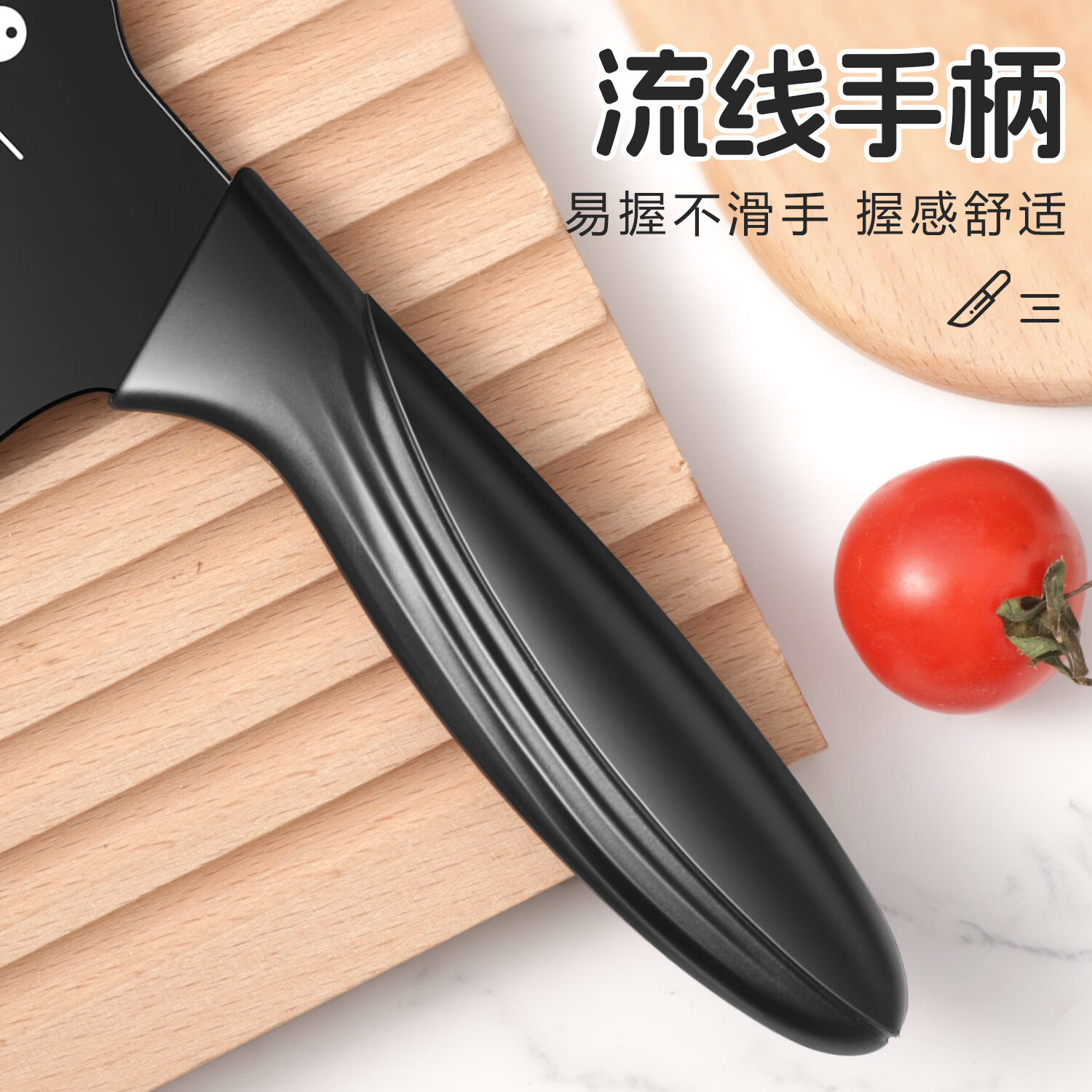 全套不锈钢菜刀多功能可爱猫咪刀切肉片刀辅食锋利水果刀厨房耐用 【萌猫卡通套装】菜刀+菜板