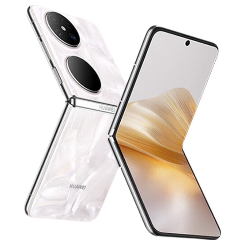 华为(HUAWEI)Pocket 2 小折叠屏 玄武铰链全焦段XMAGE四摄 麒麟9000s 国行正品 洛可可白 12GB+512GB