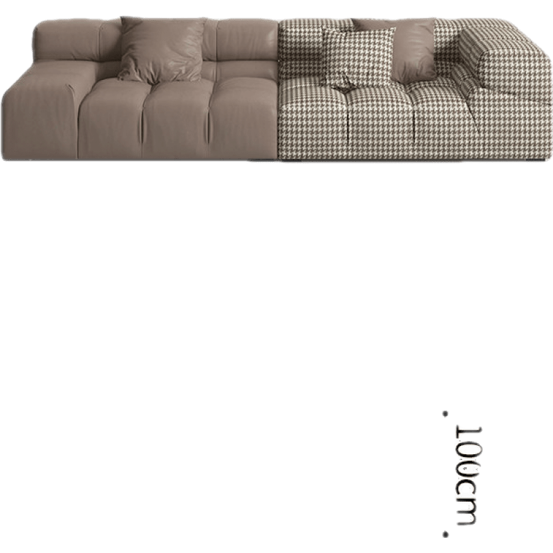 【买单床送床头柜】迪伦公馆 床 简约现代皮床2米x2米2大床软包主卧床高箱储物省空间齐边床真皮床 单床 1500*1800MM支架床