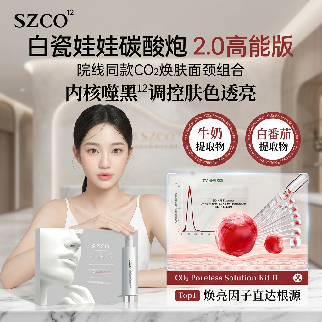 szco丹宜诗韩国碳酸面膜白瓷娃娃注氧面膜2.0补水提亮七夕情人节礼物 【3盒装】碳酸注氧面膜