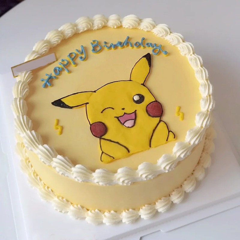 卡诺佳 皮卡丘卡通送孩子网红新鲜生日蛋糕同城配送创意 皮卡丘蛋糕