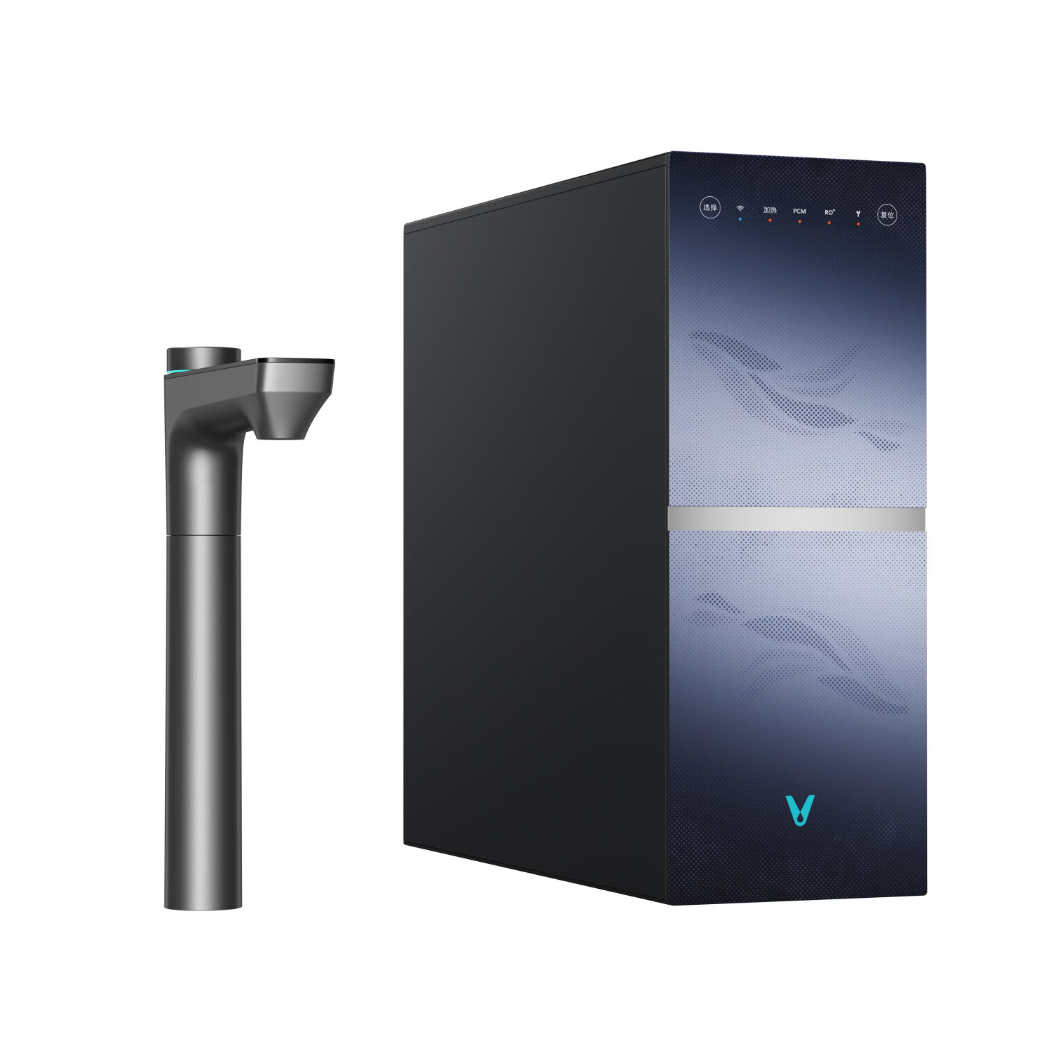云米(VIOMI)鲲鹏2Max加热净水器6L/min澎湃矿泉100%真沸腾 6年RO滤芯0阻垢剂 厨下净热一体饮水机 鲲鹏2max+super前置过滤器