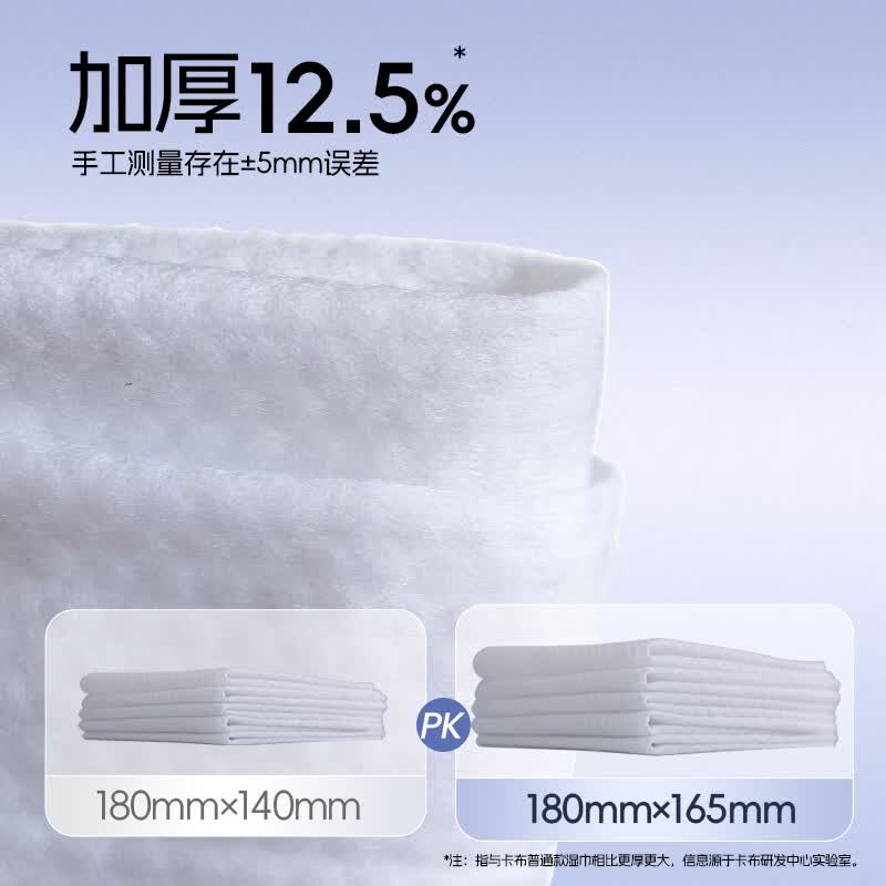 卡布MAX柔护婴儿手口湿巾EDI纯水家用清洁湿纸巾大包80抽 80抽 10包