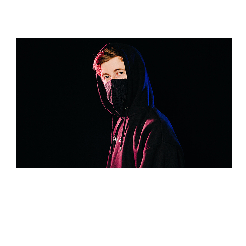 居梦坞alan walker 艾伦沃克 电音舞曲派对海报画酒吧dj音乐装饰画