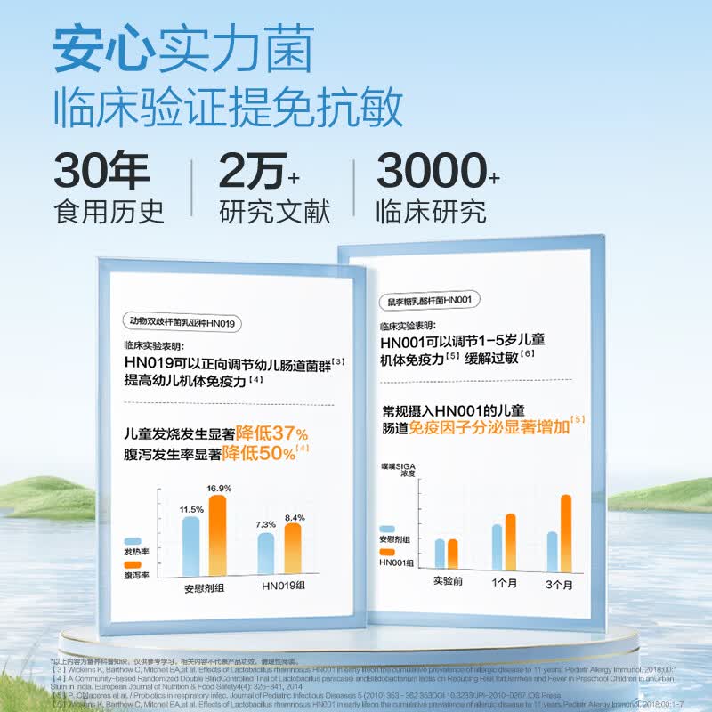 天然博士82%高活菌益生菌益生元含HN001和HN019双菌种呵护肠道官方旗舰店 益生菌 20g*1盒