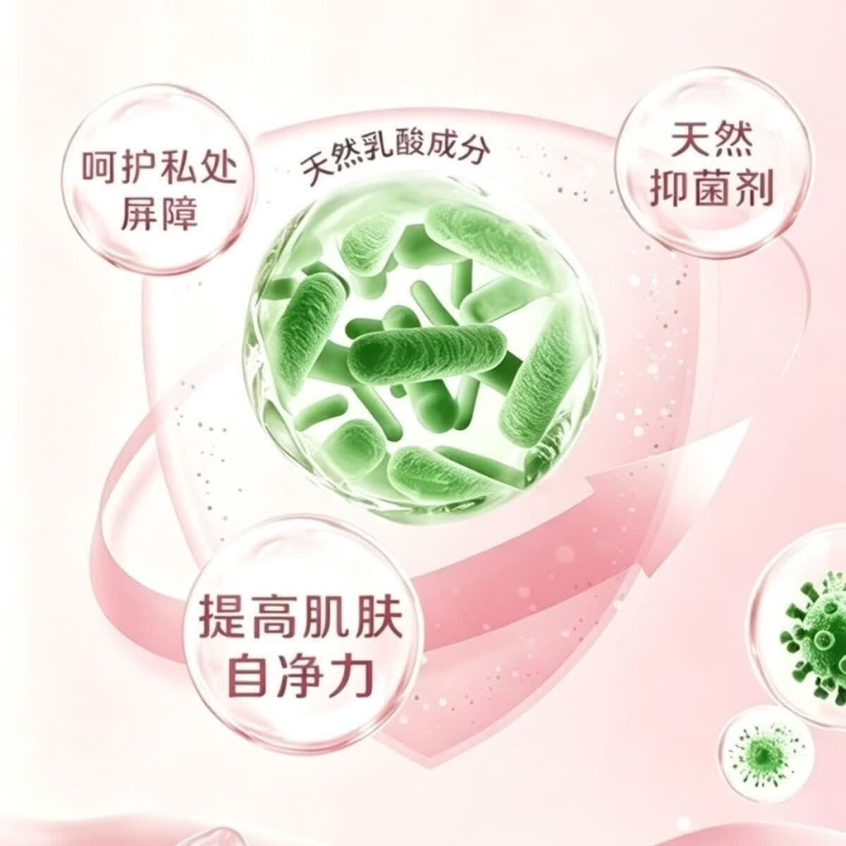 GJGJMY女性私处护理液草本植萃净味抑菌止痒平衡菌群男女私清洗液 【3瓶装】草本植萃抑菌私护洗液200ml