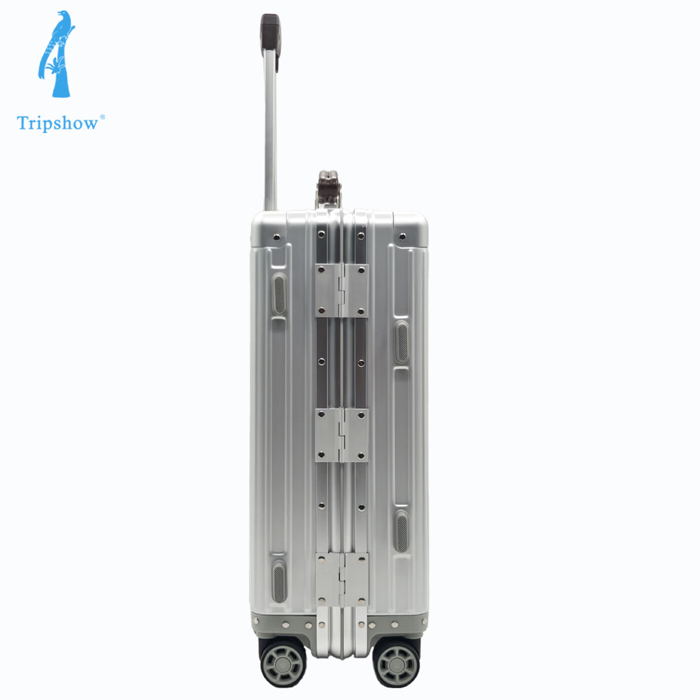 TRIPSHOW铝框PC登机箱20寸行李箱免托运海关锁静音万向轮可拆卸轮DIY图案
