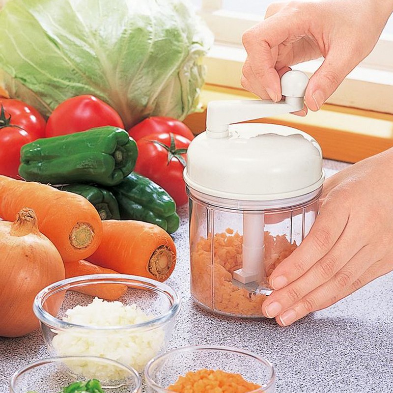 下村(shimomura)日本进口工业蔬菜绞碎器手动搅碎机切馅料器多功能