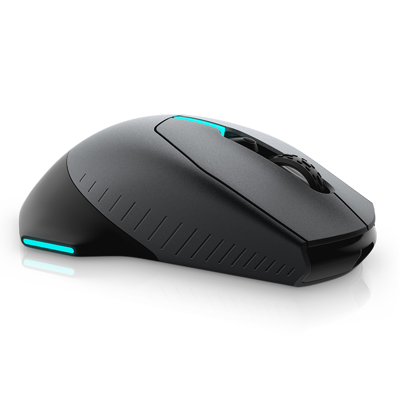 外星人（Alienware） AW610M 有线 / 无线鼠标 双模 游戏鼠标 （350小时长续航 16000DPI ）鼠标 自营 黑色