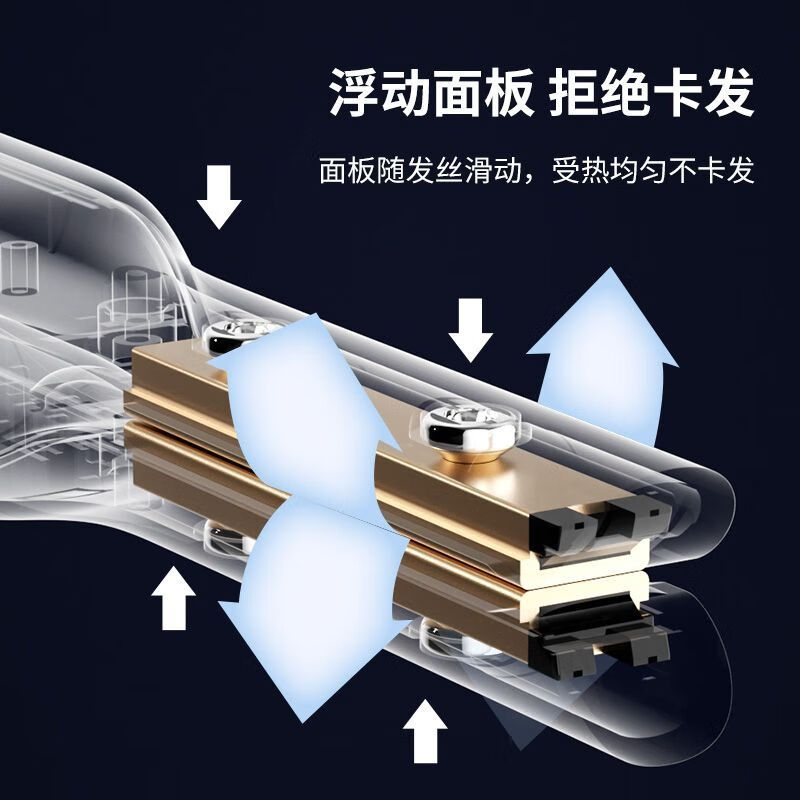 DYMIROY 戴觅 男士直夹板短发拉直板夹蓬松卷发棒负离子卷直两用造型学生宿舍刘海直发棒神器烫发夹生日礼物 象牙白升级款【四档温控丨宿舍可用】