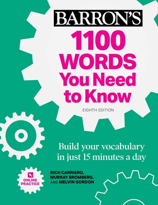 巴朗第8版 你需要知道的1100个单词 Barron's 英文原版 1100 Words You Need to Know + Online Practice