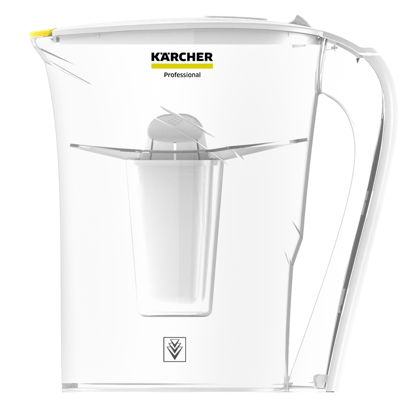 KARCHER德国卡赫 过滤净水器手持式过滤净水壶 家用滤水壶 净水壶系列 WPC 12 CR