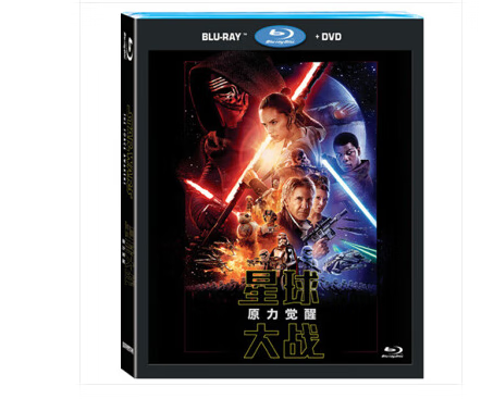 星球大战7:原力觉醒 蓝光碟(bd50 dvd)双碟版高清科幻电影光盘碟片