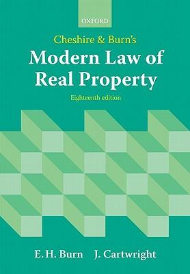 预订 cheshire and burns modern law of real property