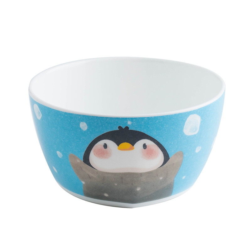 卡通碗家用可爱陶瓷少女心饭碗儿童水果吃饭创意瓷碗单个学生餐具 yb