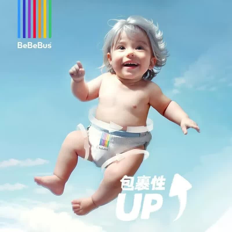bebebus拉拉裤铂金系列夏季超薄透气婴儿训练裤新生儿轻薄男女宝宝学步裤 【拉拉裤XXL】一提4包共28片