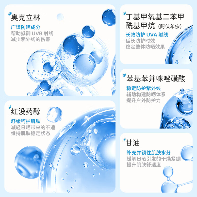 ESCP儿童防晒霜宝宝专用隔离紫外线独立次抛便携防晒SPF30 PA+++*30条 儿童次抛防晒 儿童防晒霜*2盒