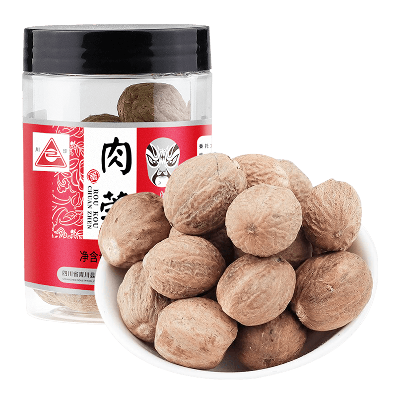 川珍 肉蔻55g 香辛料 肉豆蔻廚房調(diào)料四川鹵料佐料香料火鍋配料燉肉料 肉蔻55g